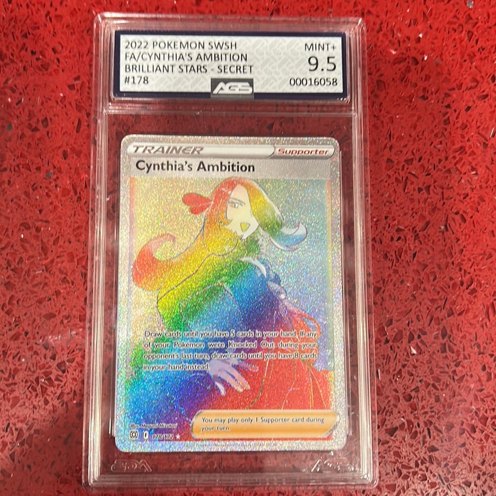 Cynthia’s ambition secret rainbow rare brilliant stars ags 9.5 mint+
